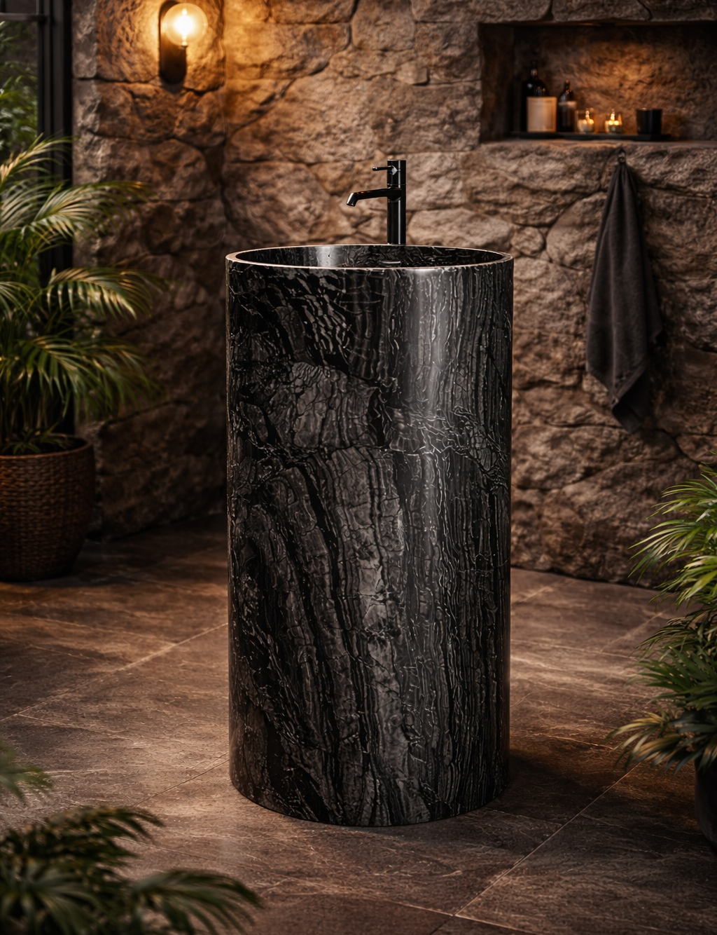 Standwaschbecken ARKON aus Marmor