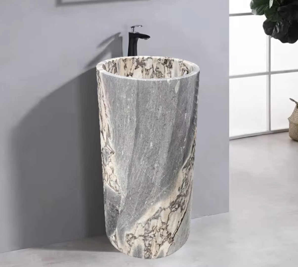 Standwaschbecken STRATO aus Naturmarmor