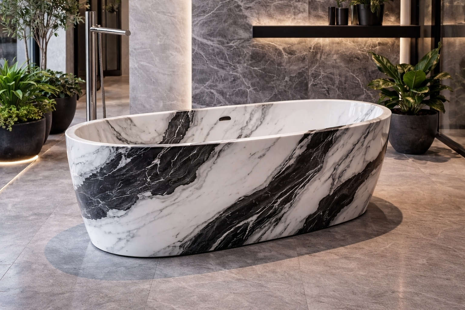 Panda Sinterstone Bathtub 1780