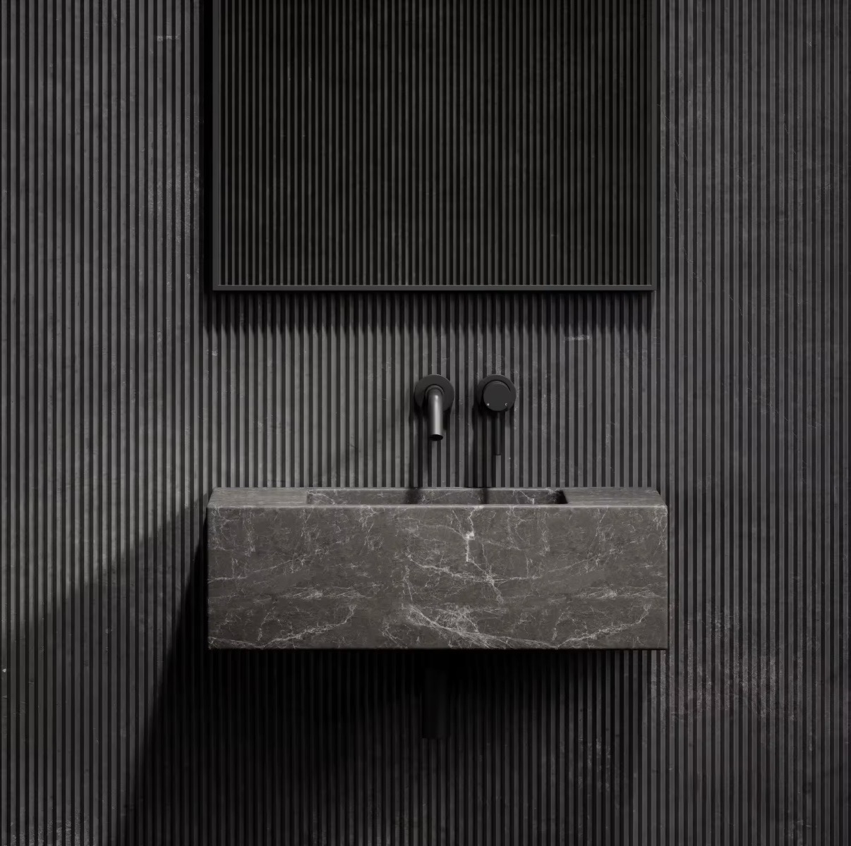 Wandwaschbecken PIETRA aus Marmor