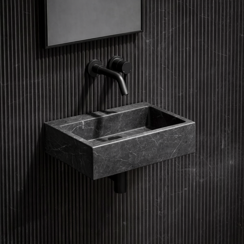 Wandwaschbecken NOCTIS aus Marmor